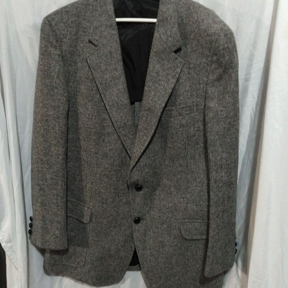 Bradmore Made For Riverside Mens Shop Blazer Size 46 Long All Wool 2 Button